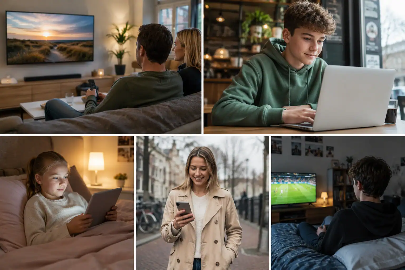 Kijkeniptv Familie Pakket — 5 apparaten tegelijk